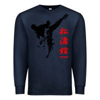 Navy shotokan karate Premium Sweatshirt - artisFamous