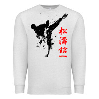 Oatmeal Heather shotokan karate Premium Sweatshirt - artisFamous