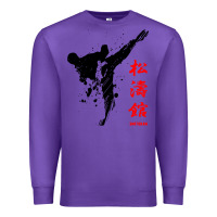 Purple shotokan karate Premium Sweatshirt - artisFamous