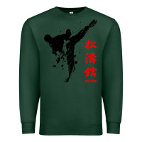 Sports Green shotokan karate Premium Sweatshirt - artisFamous