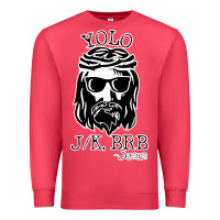 Cardinal funny jesus easter yolo jk brb Premium Sweatshirt - artisFamous