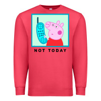Cardinal peppa pig not today Premium Sweatshirt - artisFamous
