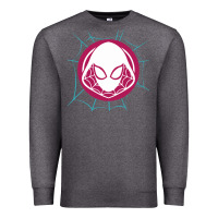 Charcoal Heather spider girl Premium Sweatshirt - artisFamous
