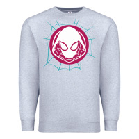 Heather Grey spider girl Premium Sweatshirt - artisFamous