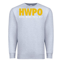 Heather Grey HWPO - HARD WORK PAYS OFF Premium Sweatshirt - artisFamous