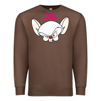 Chestnut pinky and the brain big face Premium Sweatshirt - artisFamous