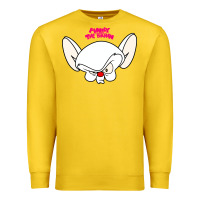 Lemon pinky and the brain big face Premium Sweatshirt - artisFamous