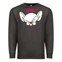 Smoke pinky and the brain big face Premium Sweatshirt - artisFamous