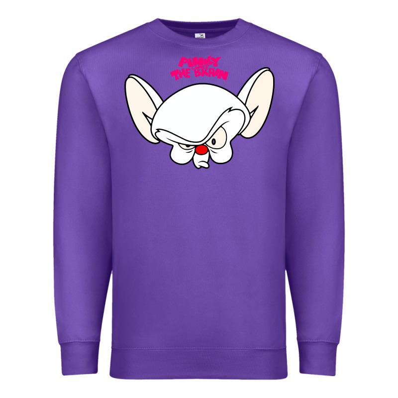 Pinky And The Brain Big Face Premium Sweatshirt by artisFamous | Teevron