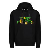 Black farm tractor Premium Hoodie - Artiststas
