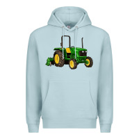 Blue Mist farm tractor Premium Hoodie - Artiststas