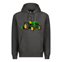 Charcoal Heather farm tractor Premium Hoodie - Artiststas