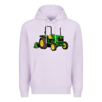 Lilac farm tractor Premium Hoodie - Artiststas