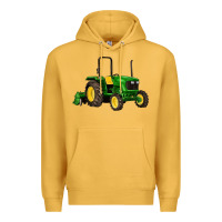Mustard farm tractor Premium Hoodie - Artiststas