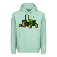 Seafoam farm tractor Premium Hoodie - Artiststas