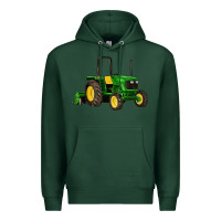 Sports Green farm tractor Premium Hoodie - Artiststas