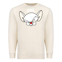 Sandshell pinky and the brain big face Premium Sweatshirt - artisFamous