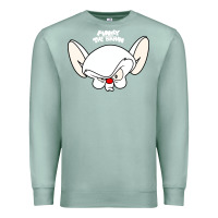 Seafoam pinky and the brain big face Premium Sweatshirt - artisFamous