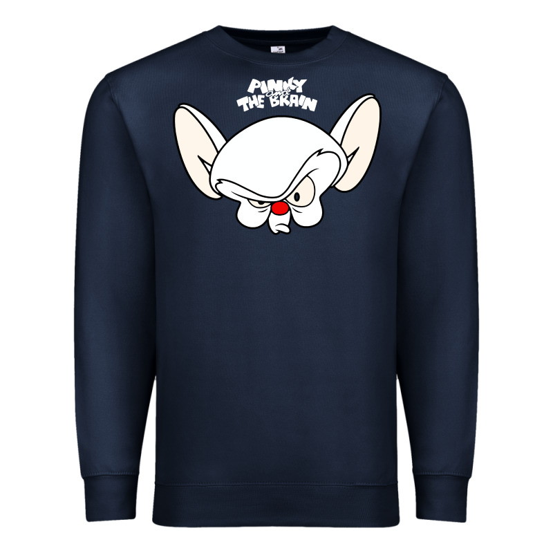 Pinky And The Brain Big Face Premium Sweatshirt by artisFamous | Teevron