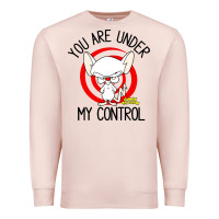 Pale Pink pinky and the brain you are under my control Premium Sweatshirt - artisFamous