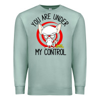 Seafoam pinky and the brain you are under my control Premium Sweatshirt - artisFamous