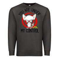 Smoke pinky and the brain you are under my control Premium Sweatshirt - artisFamous