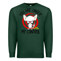 Sports Green pinky and the brain you are under my control Premium Sweatshirt - artisFamous