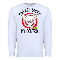 White pinky and the brain you are under my control Premium Sweatshirt - artisFamous