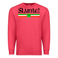 Cardinal slainte shirt irish cheers toast shamrock Premium Sweatshirt - artisFamous