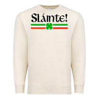 Sandshell slainte shirt irish cheers toast shamrock Premium Sweatshirt - artisFamous