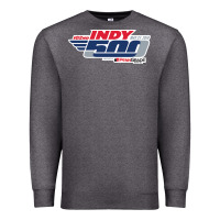 Charcoal Heather Indy 500 Premium Sweatshirt - artisFamous
