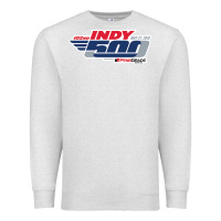 Oatmeal Heather Indy 500 Premium Sweatshirt - artisFamous