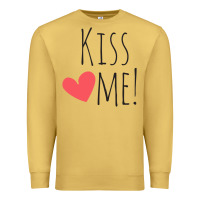 Antique Gold Kiss Me Premium Sweatshirt - artisFamous