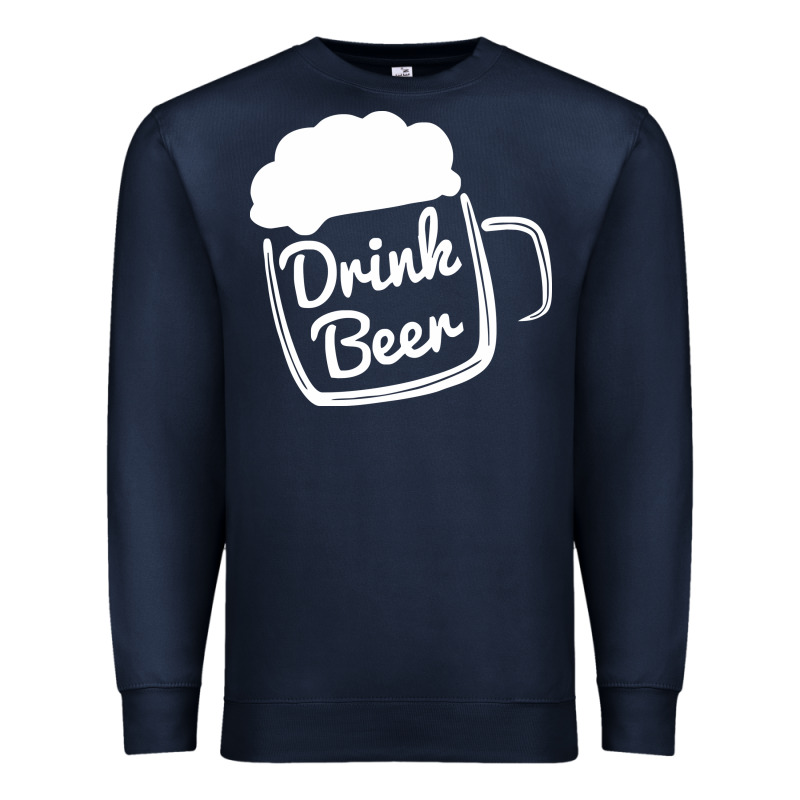 Cool Drink Beer Premium Sweatshirt by artisFamous | Teevron