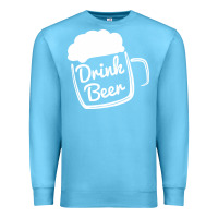 Ocean Blue cool drink beer Premium Sweatshirt - artisFamous