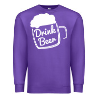 Purple cool drink beer Premium Sweatshirt - artisFamous
