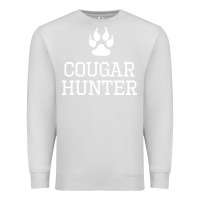 Dove Grey cougar hunter Premium Sweatshirt - artisFamous