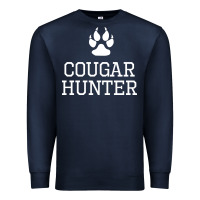 Navy cougar hunter Premium Sweatshirt - artisFamous