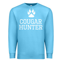 Ocean Blue cougar hunter Premium Sweatshirt - artisFamous