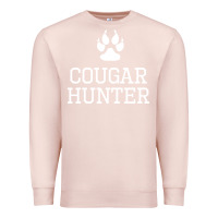 Pale Pink cougar hunter Premium Sweatshirt - artisFamous