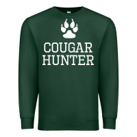 Sports Green cougar hunter Premium Sweatshirt - artisFamous