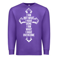 Purple christian recovery Premium Sweatshirt - artisFamous