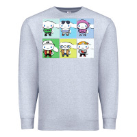 Heather Grey cinnamoroll collection Premium Sweatshirt - artisFamous