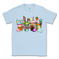 Dusty Blue Easter coffee cups Easter Day Classic Tee - CowGirlArtShop