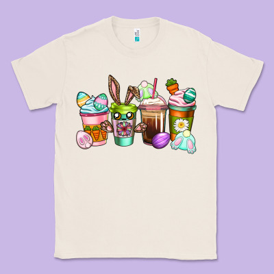 Easter Coffee Cups Easter Day Classic Tee Designed By Cowgirlartshop