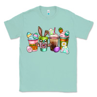 Seafoam Easter coffee cups Easter Day Classic Tee - CowGirlArtShop
