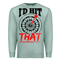 Seafoam i'd hit that darts Premium Sweatshirt - artisFamous