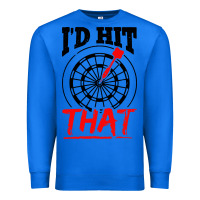 True Royal i'd hit that darts Premium Sweatshirt - artisFamous