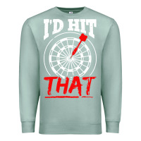 Seafoam i'd hit that darts Premium Sweatshirt - artisFamous