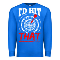 True Royal i'd hit that darts Premium Sweatshirt - artisFamous